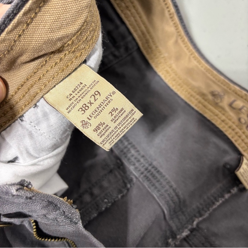 Legendary Outfitters 38/29 Men's Pants Cotton Canvas Outdoor Hiking Neutral Gray - Picture 5 of 10